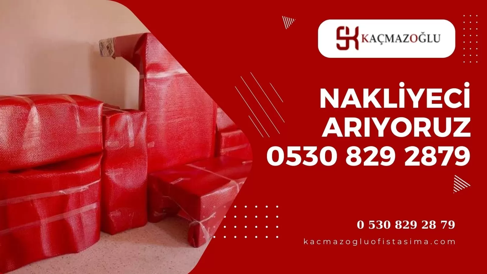 Nakliyeci Arıyoruz 0 530 829 28 79
